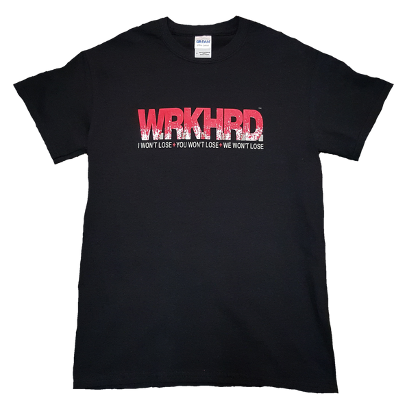 W.R.K.H.R.D. Black Short Sleeve T-Shirt
