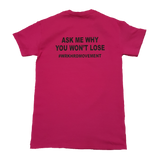W.R.K.H.R.D. Pink Short Sleeve T-Shirt