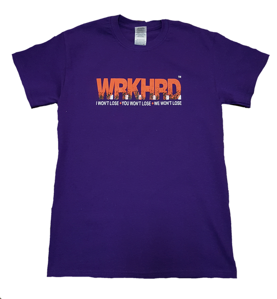 W.R.K.H.R.D Purple Short Sleeve T-Shirt